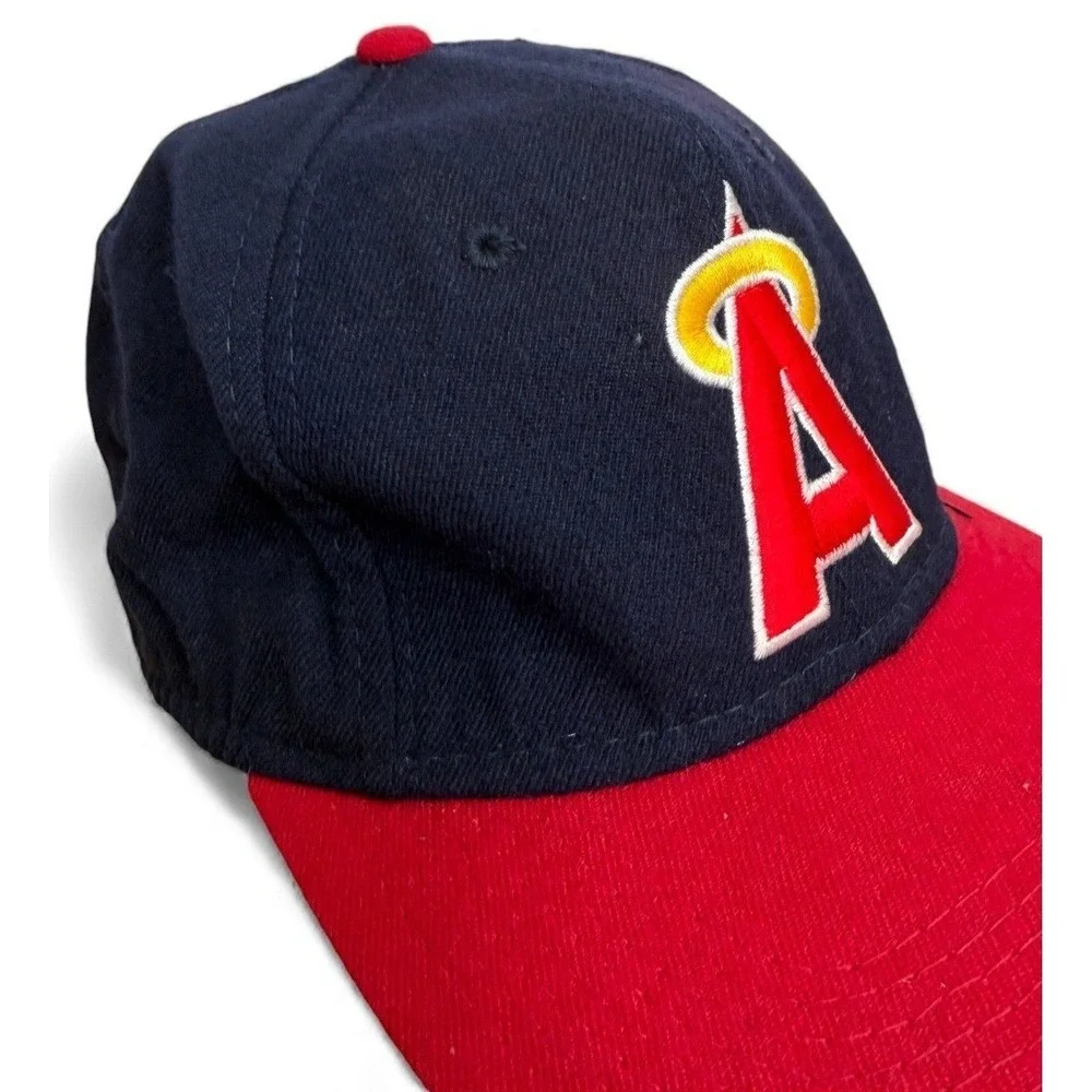 Vintage Anaheim Angels Baseball Cap Snapback Navy Red MLB Sports‎ Specialties